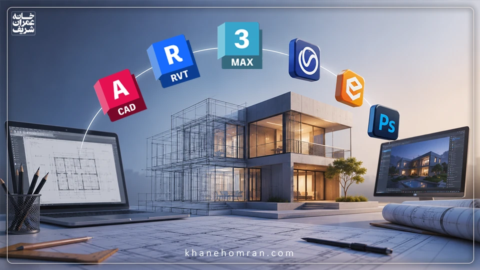 ترتیب یادگیری نرم افزارهای معماری برای دانشجویان